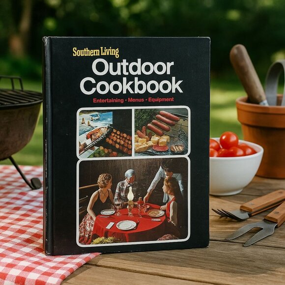 Southern Living Outdoor Cookbook Vintage 1973 1st Printing Hardcover - Picture 1 of 10